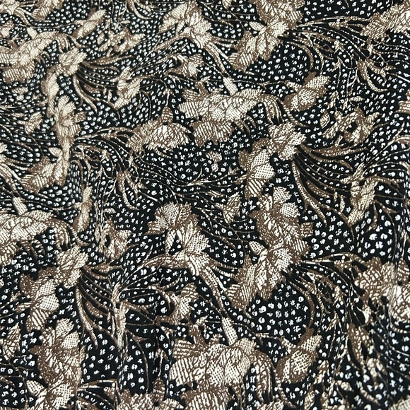 MELLODAY Black and Brown Patterned Dress - Picture 3 of 10